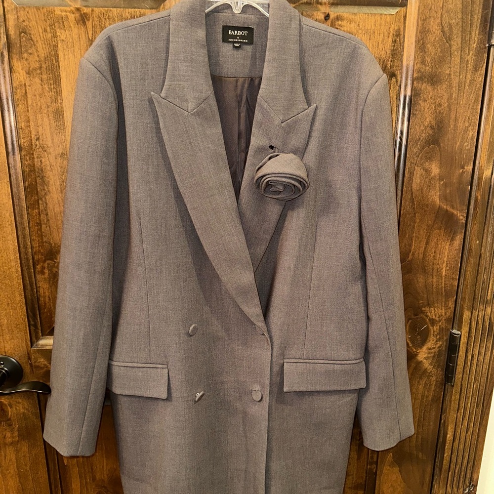 Bardot Charcoal Blazer Dress